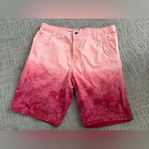 Calvin Klein Jeans Pink Floral Ombre Shorts